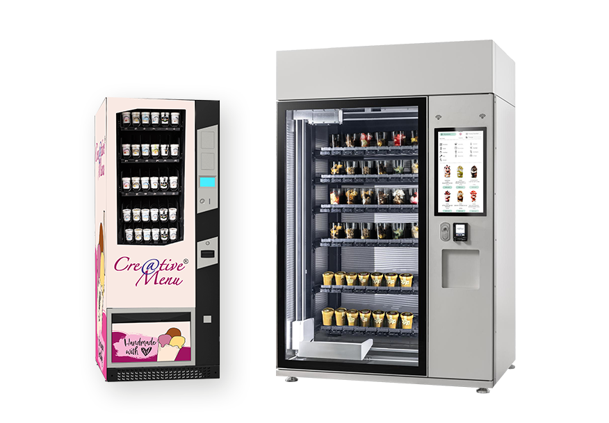 Distributori automatici per la gelateria